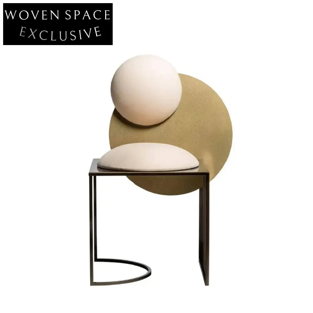 Luxurious Velvet Dining Chair, Gold Metal Frame, Modern Restaurant Leisure Seating