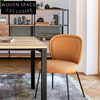 Luxurious Velvet Dining Chair with Gold Metal Legs for Elegant Kitchens