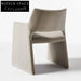 Luxurious Velvet Fabric Dining Chair with Solid Wood Frame Modern Design
