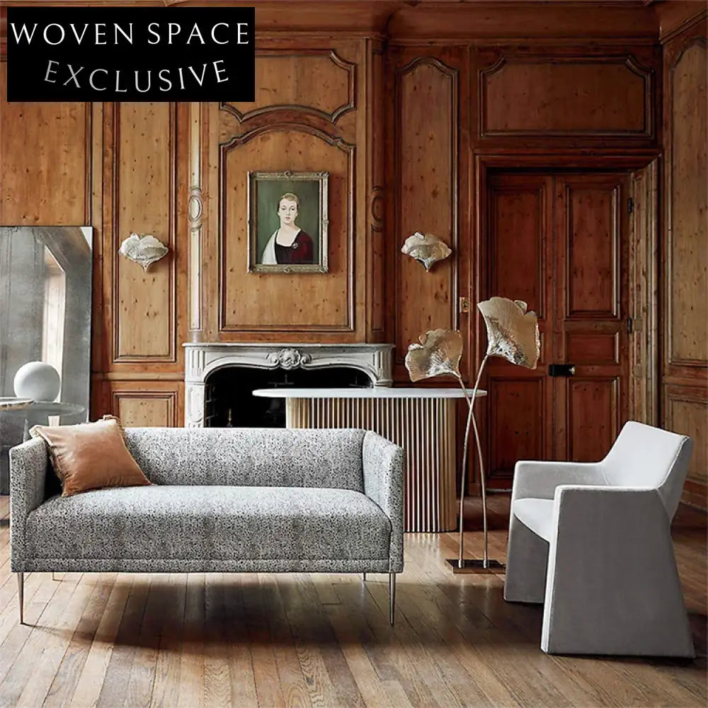 Luxurious Velvet Fabric Dining Chair with Solid Wood Frame Modern Design