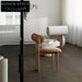 Luxurious Velvet Fabric Dining Chair with Solid Wooden Legs, Modern Nordic Design