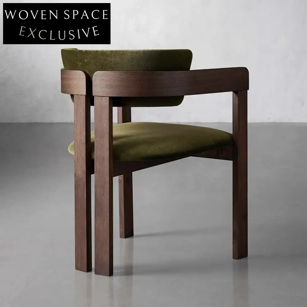 Luxurious Velvet Fabric Dining Chairs, Solid Wood Frame, Elegant Modern Seating