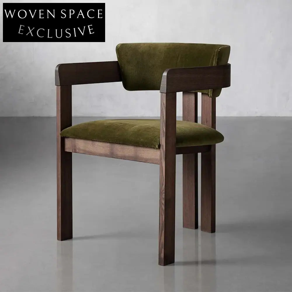 Luxurious Velvet Fabric Dining Chairs, Solid Wood Frame, Elegant Modern Seating