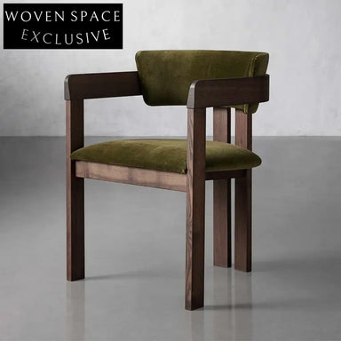 Luxurious Velvet Fabric Dining Chairs, Solid Wood Frame, Elegant Modern Seating