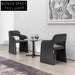 Luxurious Velvet Fabric High Back Dining Accent Arm Chair - Modern Upholstered