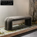 Luxurious Velvet Fabric Long Ottoman Bench for Modern Bedroom and Hotel Decor