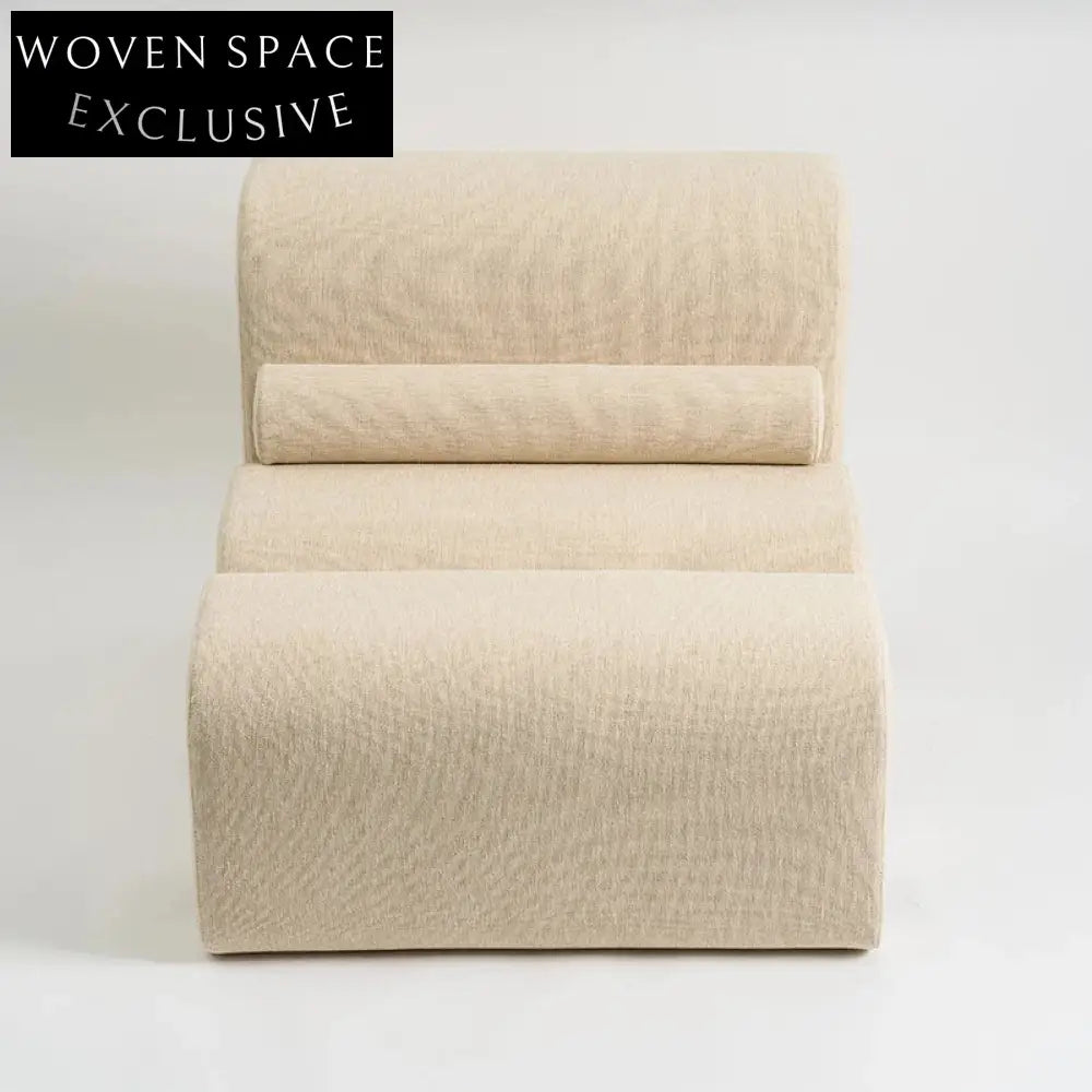 Luxurious Velvet Floor Accent Chair: Modern Single Seat Lounge Sofa for Living Room