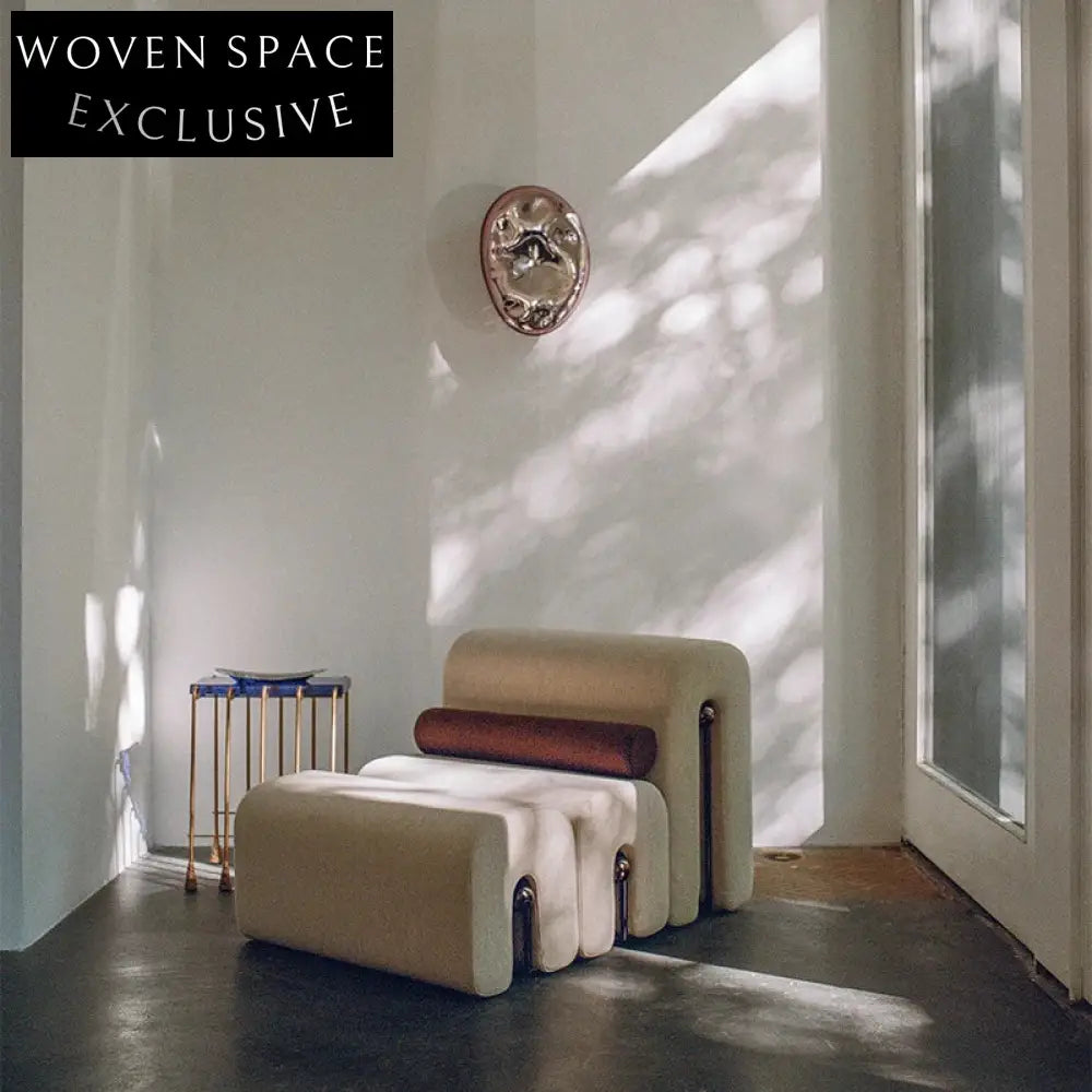 Luxurious Velvet Floor Accent Chair: Modern Single Seat Lounge Sofa for Living Room