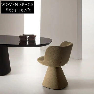 Luxurious Velvet High Back Accent Chair with Wood Armrests for Dining