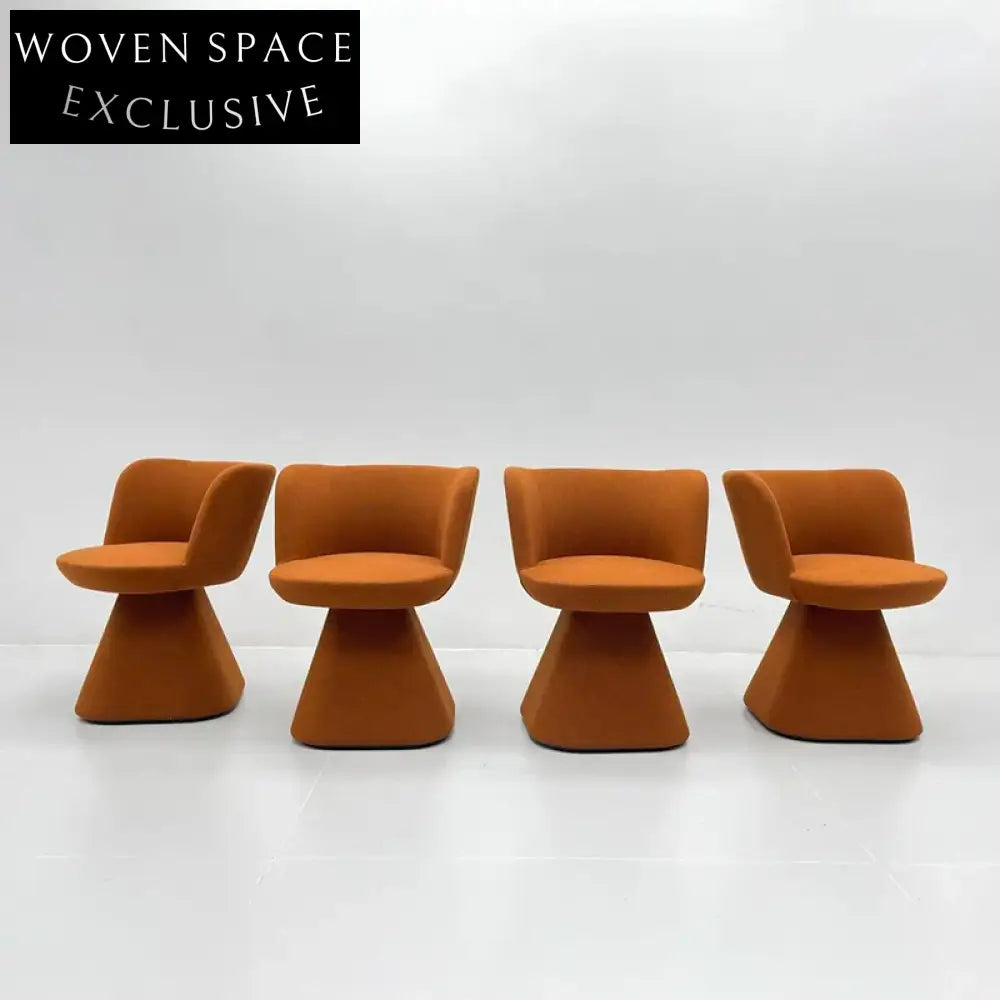 Luxurious Velvet High Back Accent Chair with Wood Armrests for Dining