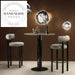 Luxurious Velvet Italian Style Counter Bar Stool for Modern Kitchens
