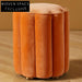 Luxurious Velvet Round Ottoman Stool for Stylish Living Room Decor