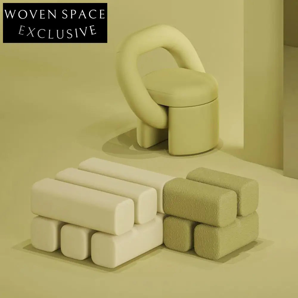 Luxurious Velvet Square Ottoman Stool for Modern Home Bed End Bench