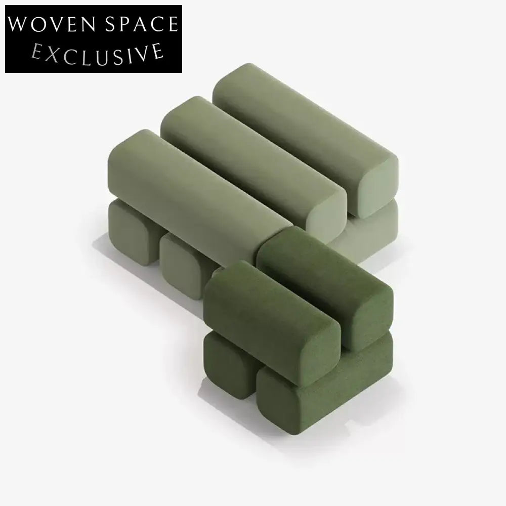 Luxurious Velvet Square Ottoman Stool for Modern Home Bed End Bench