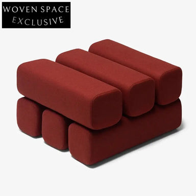 Luxurious Velvet Square Ottoman Stool for Modern Home Bed End Bench