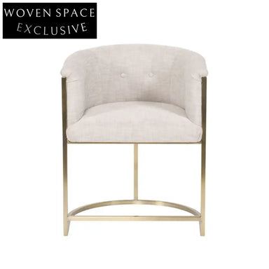 Luxurious Velvet Stainless Steel Frame Modern Dining Bar Stool Chair