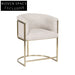 Luxurious Velvet Stainless Steel Frame Modern Dining Bar Stool Chair