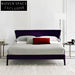Luxurious Velvet Upholstered Bed, Modern Metal Legs, King Queen Sizes, Bed