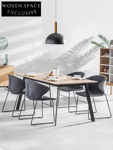 Luxurious Velvet Upholstered Metal Frame Cafe Restaurant Home Dining Chair