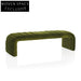 Luxurious Velvet Upholstered Modern Minimalist Living Room Bench Ottoman Stool