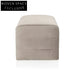 Luxurious Velvet Upholstered Modern Minimalist Living Room Bench Ottoman Stool