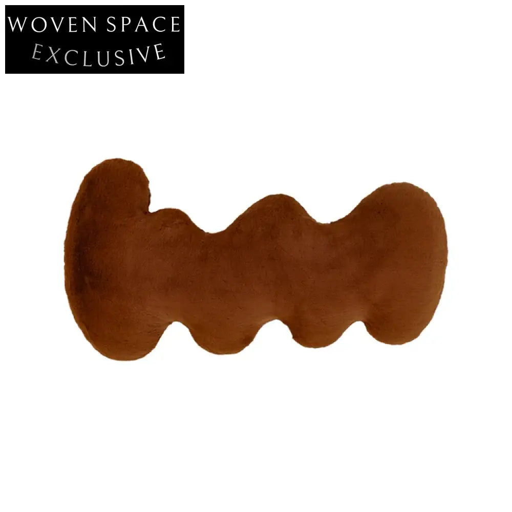 Luxurious Wave Fabric Extra Long Floor Cushion Pillow for Modern Homes