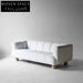 Luxurious White Boucle Modern Sofa for Living Room Comfort and Style