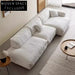Luxurious White Linen Feather Sectional Sofa Set for Modern Living
