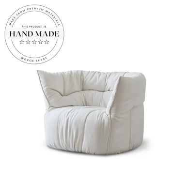 Luxurious White Velvet Modern Accent Recliner Lounge Chair