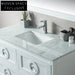 Luxury 48-inch Solid Wood Dual Sink Bathroom Vanity with Marble Top