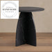 Luxury 56cm Round Natural White Marble Modern Side Table
