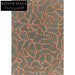 Luxury Abstract Line Green Polyester Area Rug for Bedroom Living Room