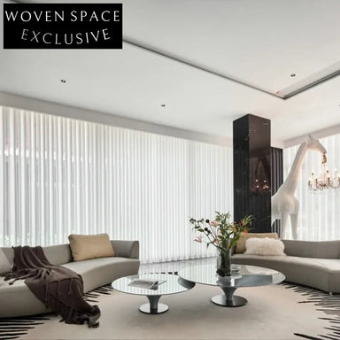 Luxury Black White Striped Wool Round Rug Handmade for Living Room Bedroom Study