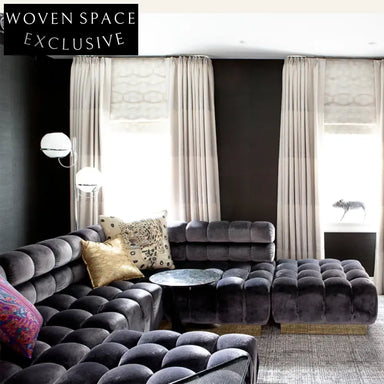 Luxury Bubble Velvet Sofa, Modern Comfy Seating for Living Rooms