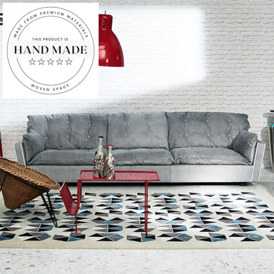 Luxury Button Tufted Upholstered Down Italian Design Sectional Chesterfield Sofa