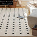 Luxury Cream Beige Waterproof Stain-Resistant Living Room Area Rug Carpet
