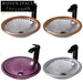 Luxury Crystal Diamond Glass Vessel Sink - Modern Countertop Bathroom Basin