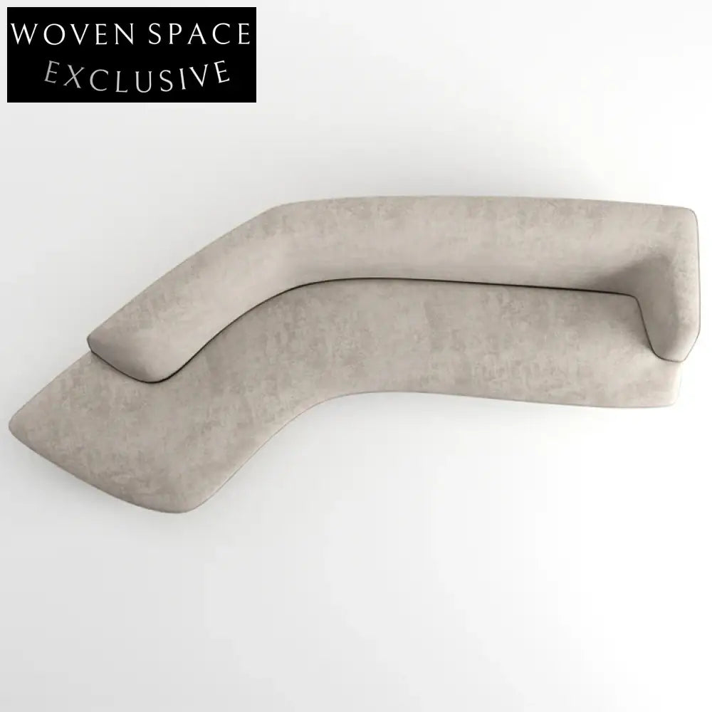 Luxury Curved Modern Upholstered Room Lounge Sofa for Hotel Leisure