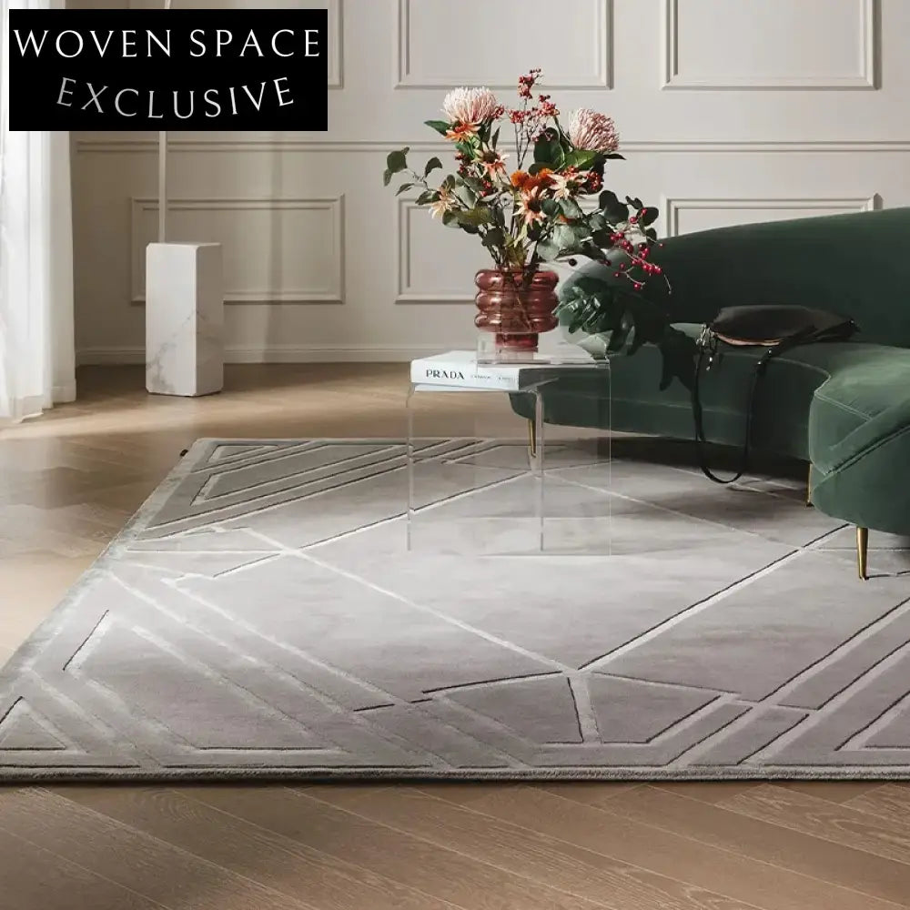 Luxury Custom Fluffy Handmade Area Rug for Living Room, Office, Kitchen