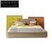 Luxury Designer Modern Soft Fabric Bed Frame with Tall Headboard