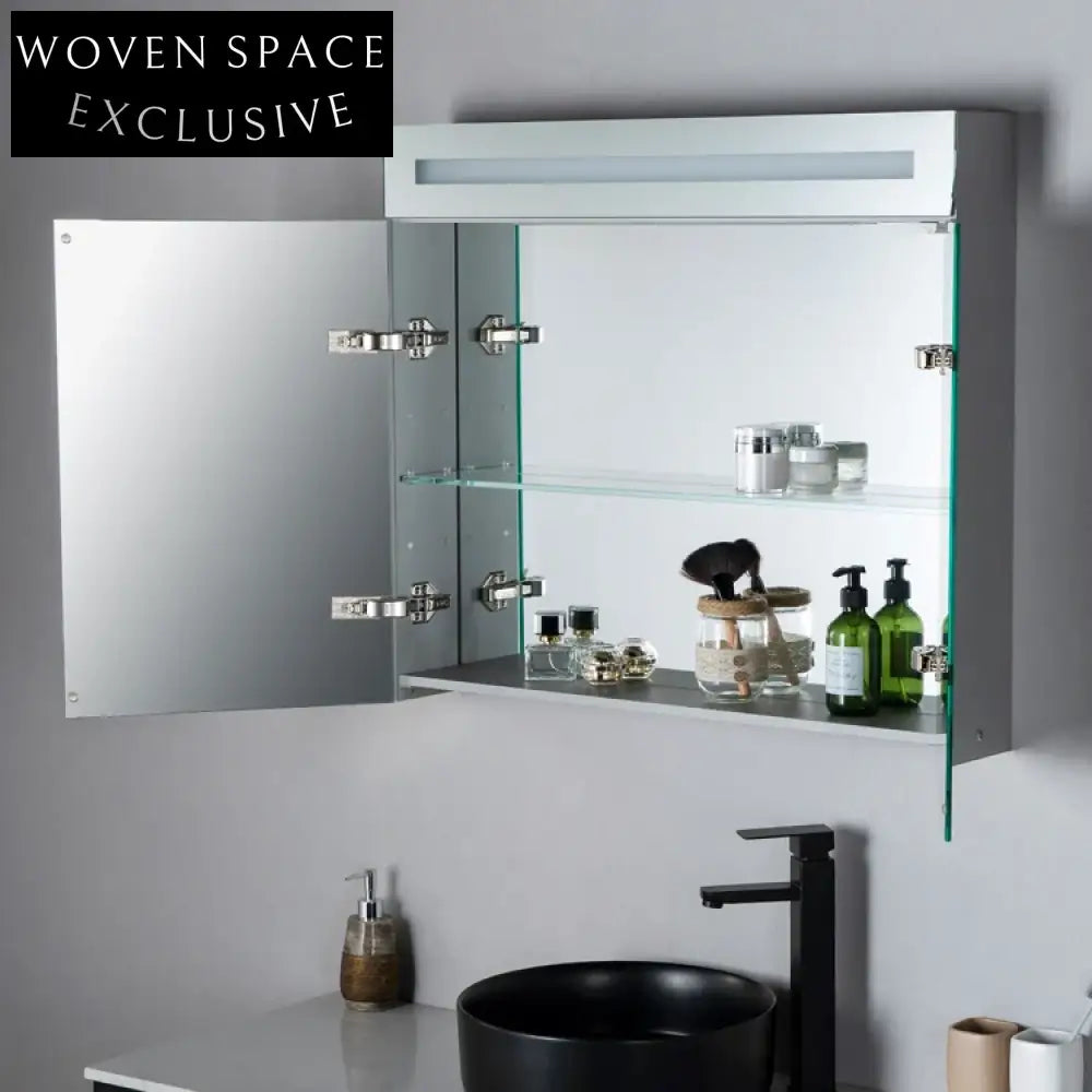 Luxury Dimmable Anti-Fog LED Smart Touch Control Bathroom Mirror