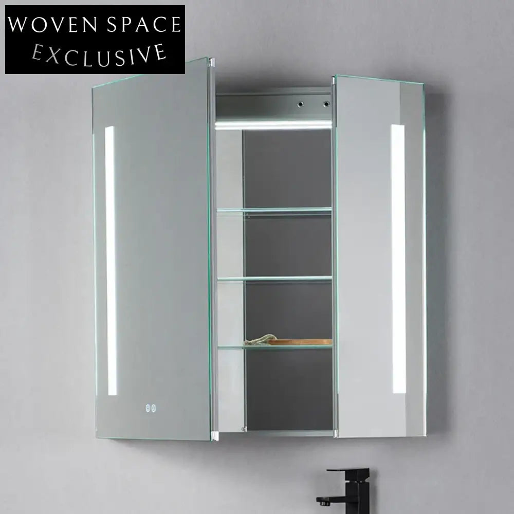 Luxury Dimmable Anti-Fog LED Smart Touch Control Bathroom Mirror