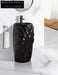 Luxury Electroplate Ceramic Free Standing Modern One-Piece Pedestal Bathroom Sink