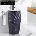 Luxury Electroplate Ceramic Free Standing Modern One-Piece Pedestal Bathroom Sink