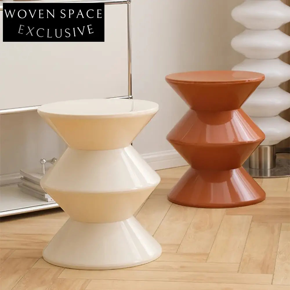 Luxury European Style Kids Small Plastic Ottoman Bench Chair Low Height Stool