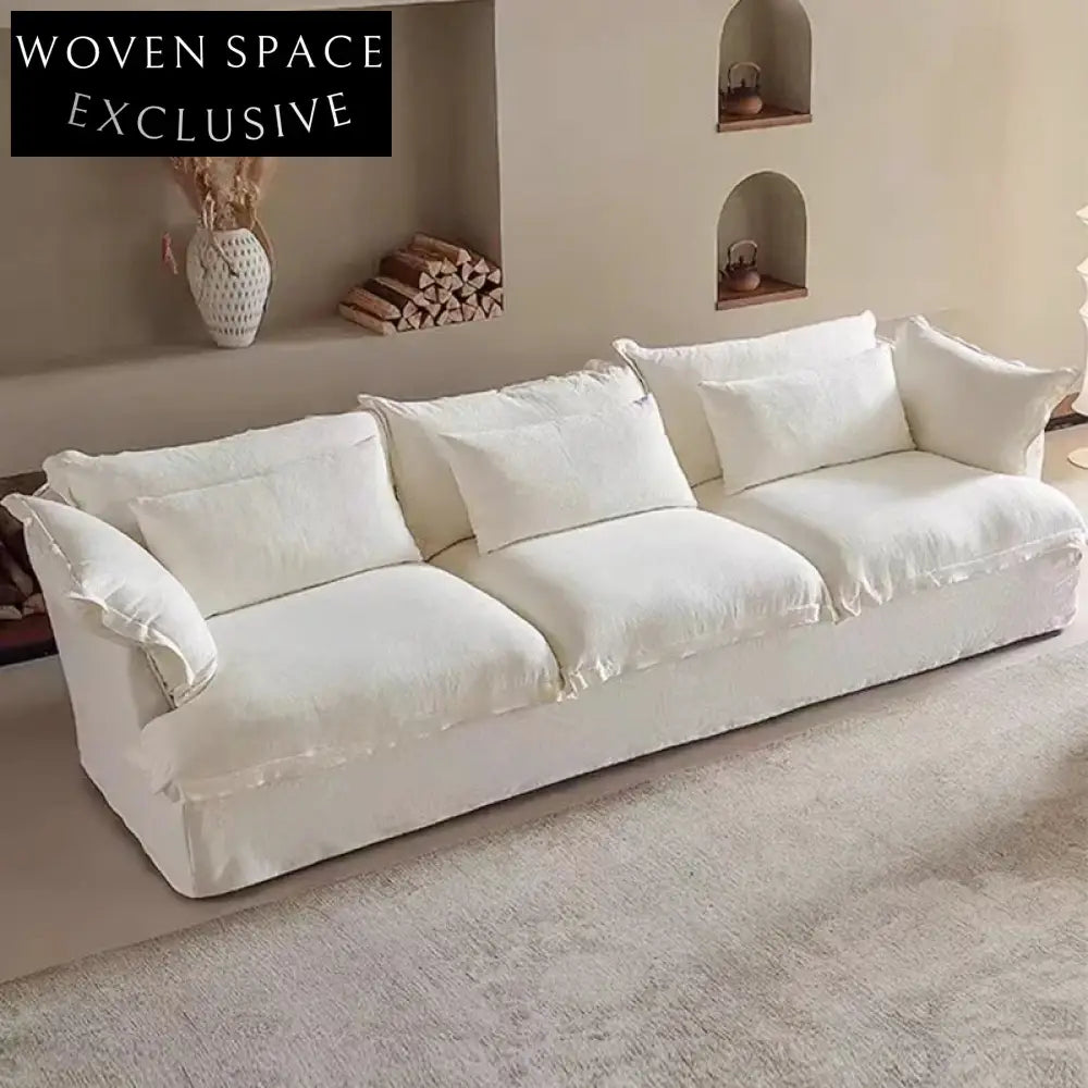 Luxury Fabric Recliner Modular Sectional Sofa, Solid Pine Wood Frame Sofa