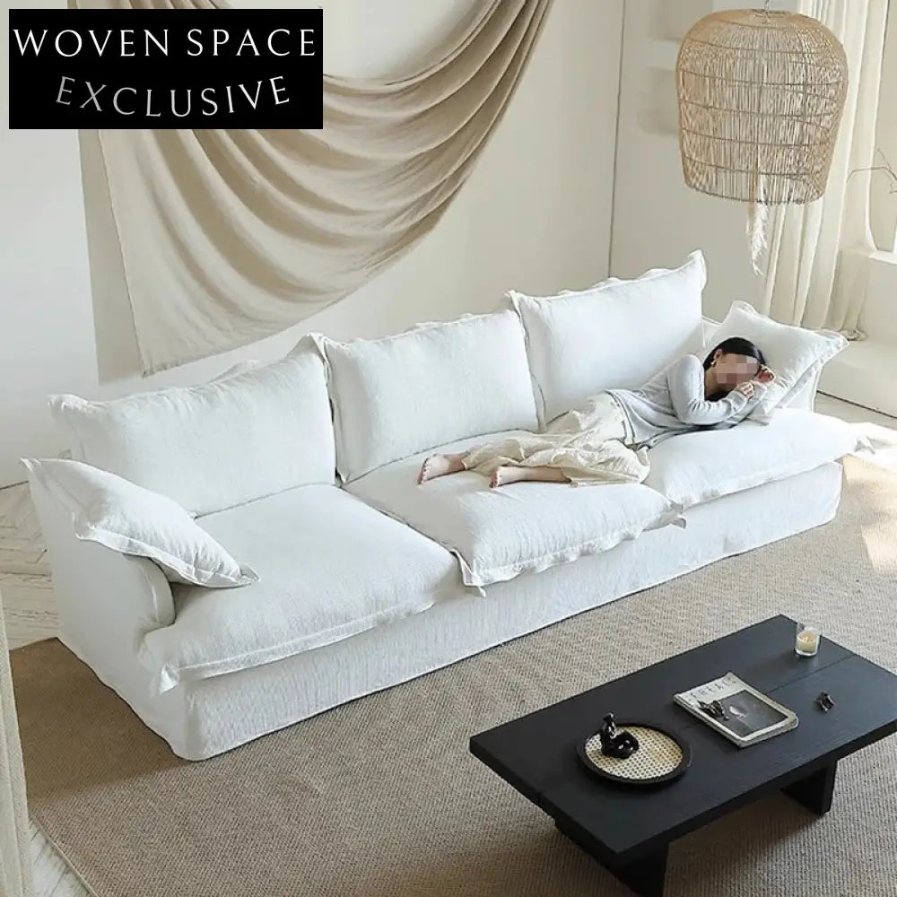 Luxury Fabric Recliner Modular Sectional Sofa, Solid Pine Wood Frame Sofa