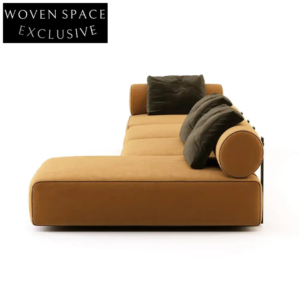 Luxury Fabric Sectional Sofa Set for Modern Home Living Room Spaces