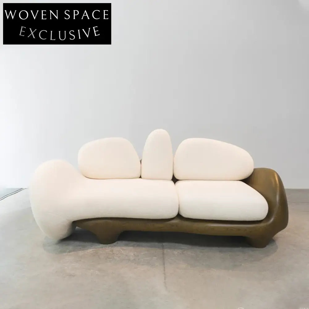 Luxury Fabric Sectional Sofa with Wooden Legs for Modern Living Room Couch