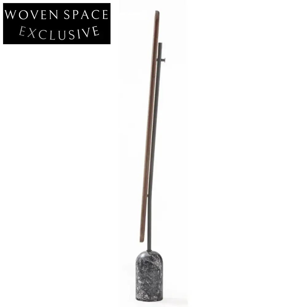 Luxury Full-Length Modern Handmade Marble Base Metal Dressing Room Floor Mirror